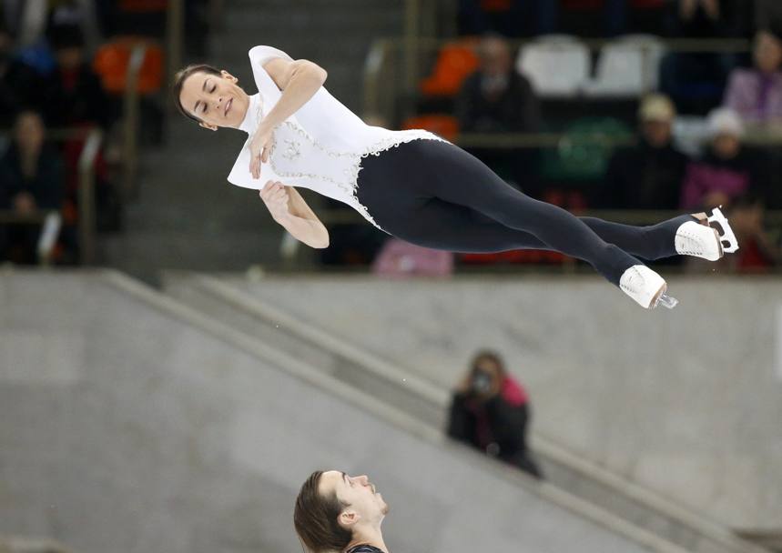 Ancora un momento dell&#39;esibizione di Ksenia Stolbova e Fedor Klimov. (Reuters)